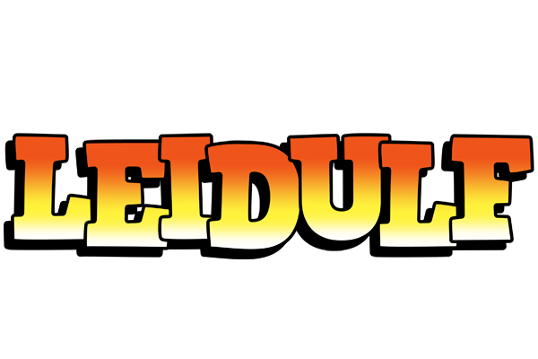 Leidulf sunset logo