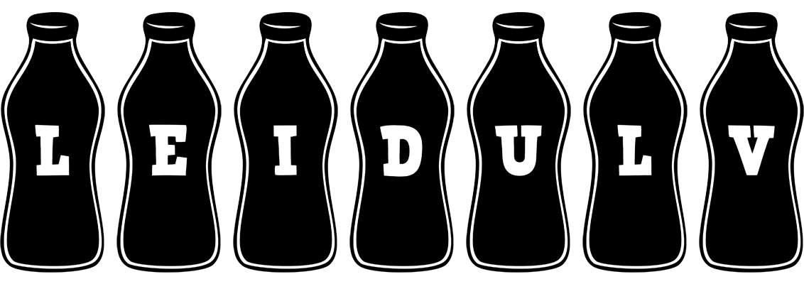 Leidulv bottle logo