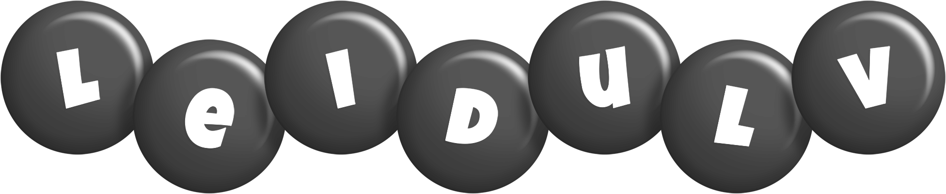 Leidulv candy-black logo