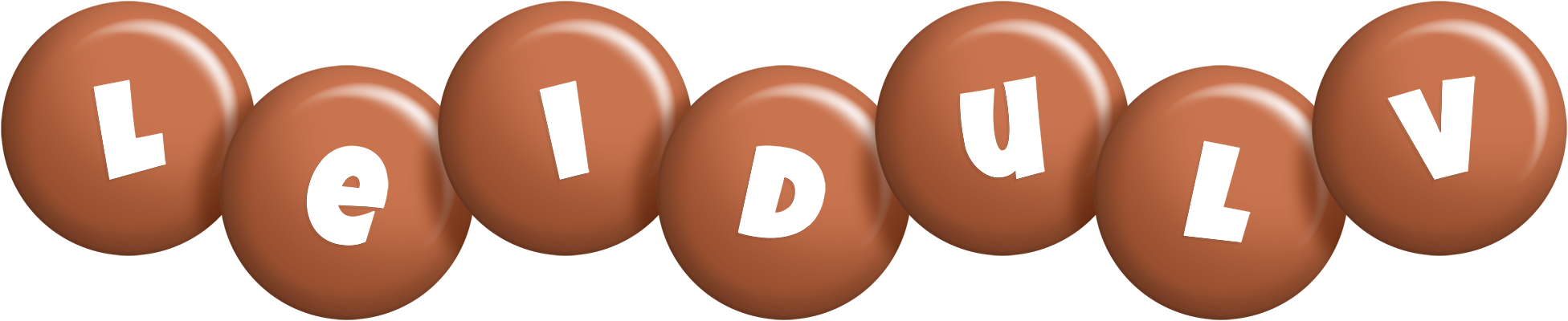 Leidulv candy-brown logo