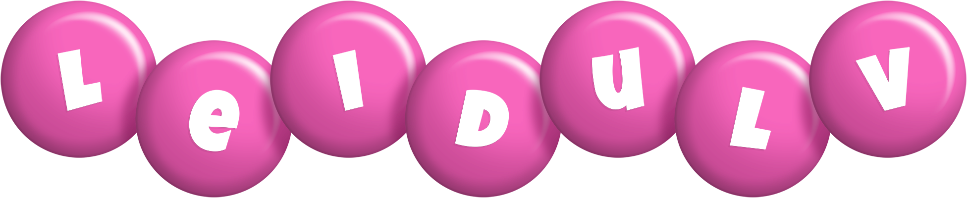 Leidulv candy-pink logo