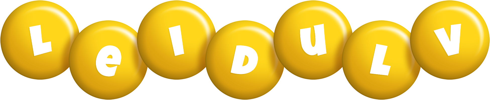 Leidulv candy-yellow logo