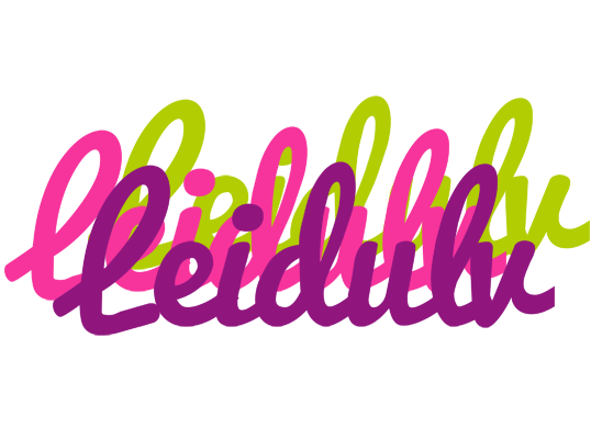 Leidulv flowers logo