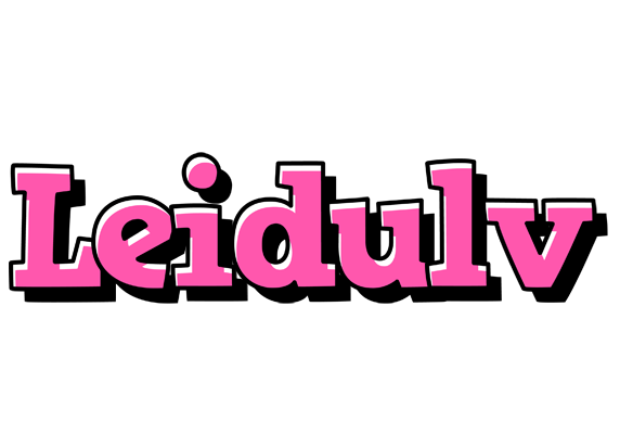 Leidulv girlish logo