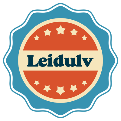 Leidulv labels logo