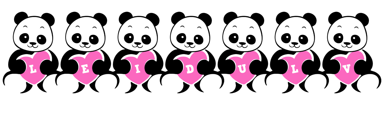 Leidulv love-panda logo