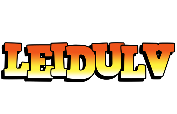 Leidulv sunset logo