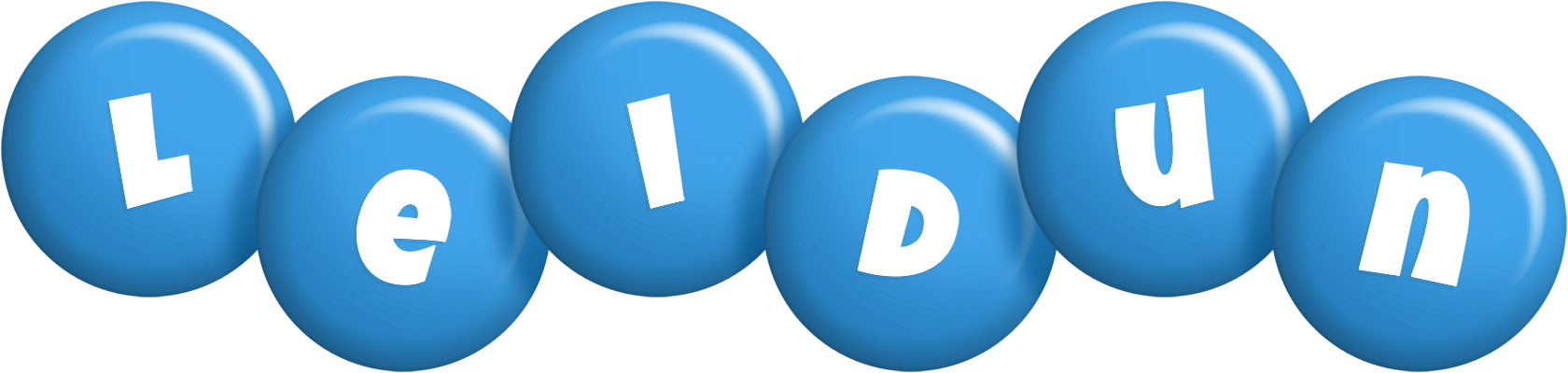 Leidun candy-blue logo