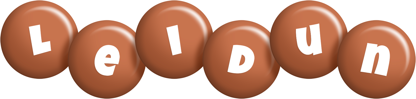 Leidun candy-brown logo