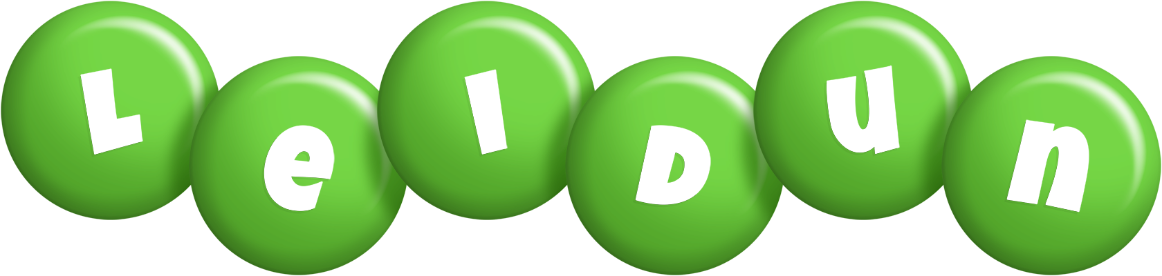 Leidun candy-green logo