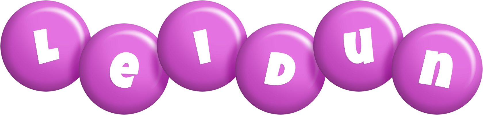 Leidun candy-purple logo