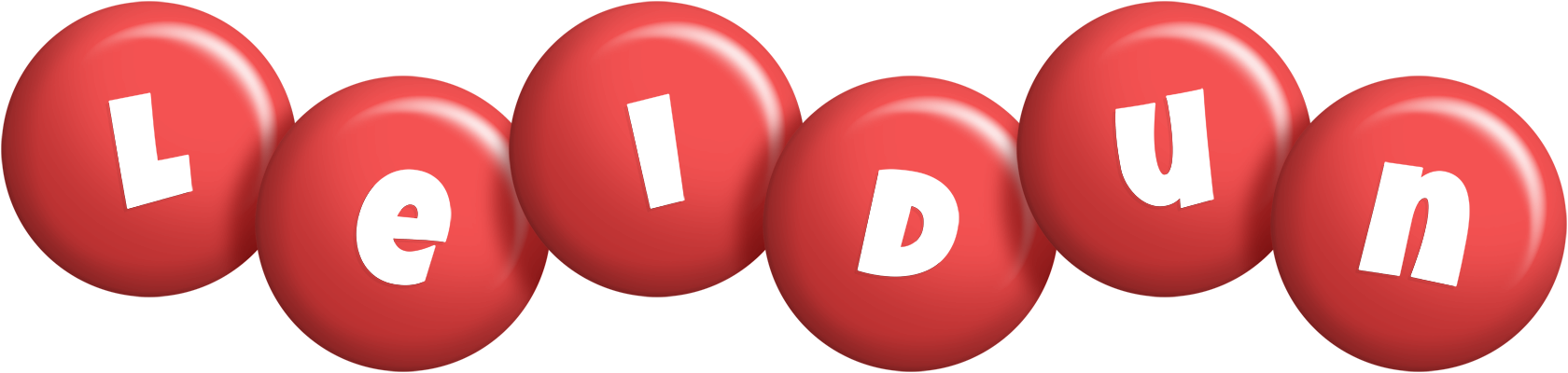 Leidun candy-red logo