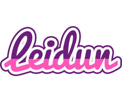 Leidun cheerful logo