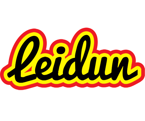 Leidun flaming logo