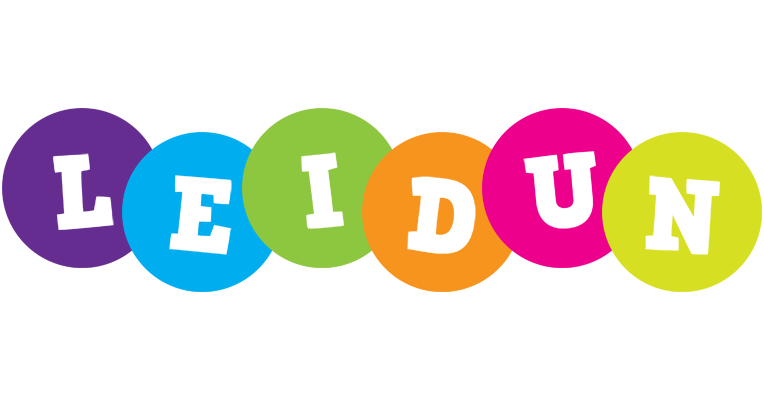 Leidun happy logo