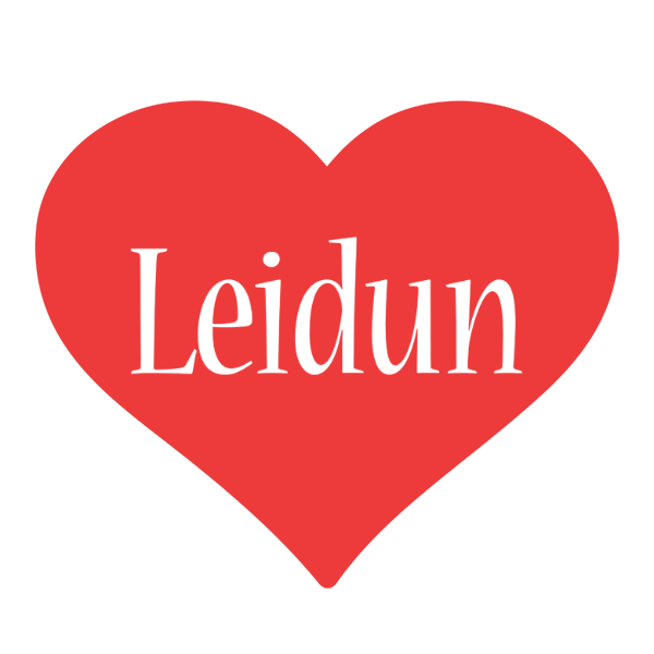 Leidun love logo