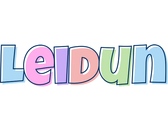 Leidun pastel logo