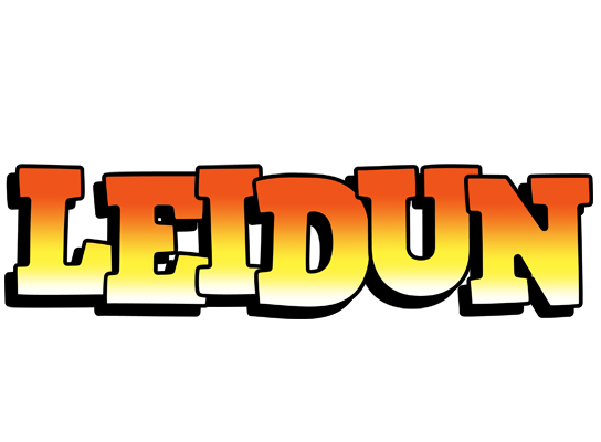 Leidun sunset logo