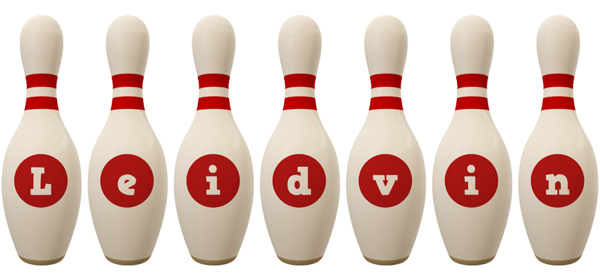 Leidvin bowling-pin logo