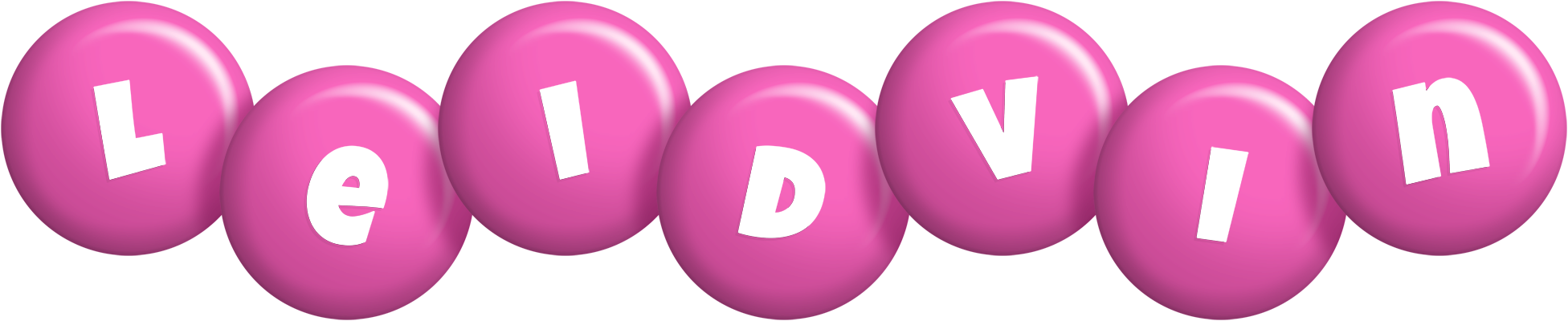 Leidvin candy-pink logo