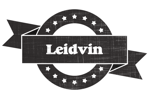 Leidvin grunge logo