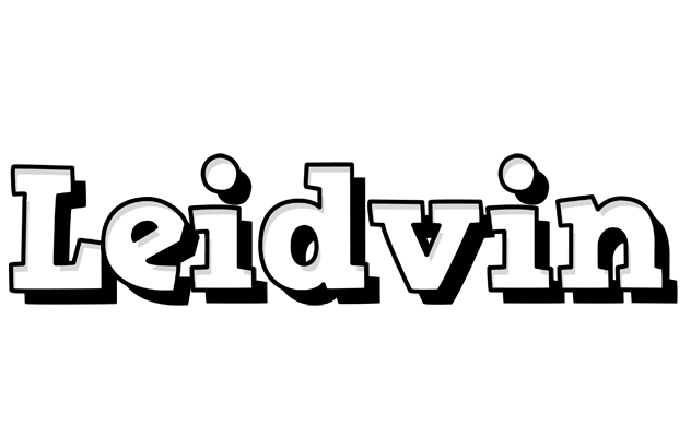 Leidvin snowing logo