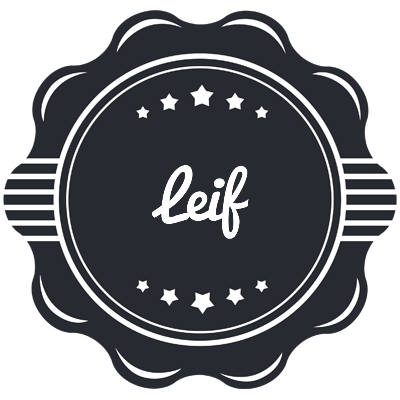 Leif badge logo