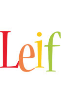 Leif birthday logo