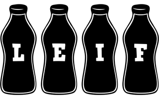 Leif bottle logo