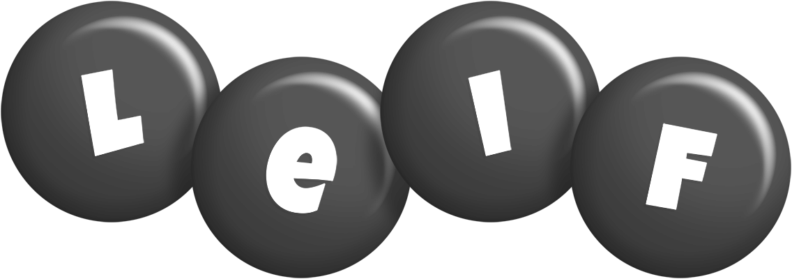 Leif candy-black logo