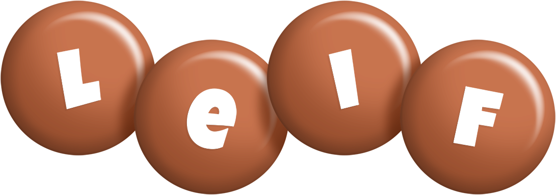Leif candy-brown logo