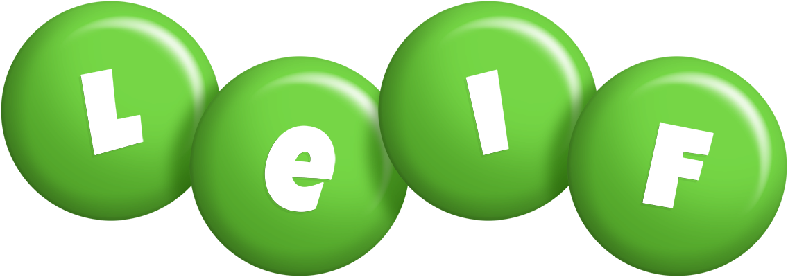 Leif candy-green logo