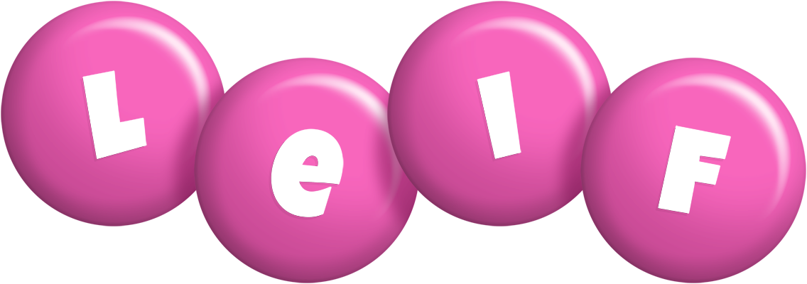 Leif candy-pink logo