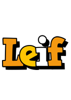 Leif cartoon logo