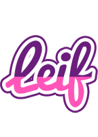 Leif cheerful logo