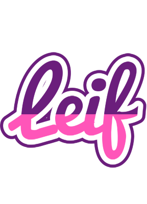 Leif cheerful logo