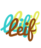 Leif cupcake logo