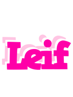 Leif dancing logo