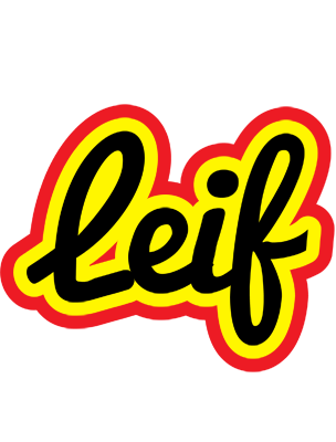 Leif flaming logo