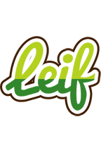 Leif golfing logo