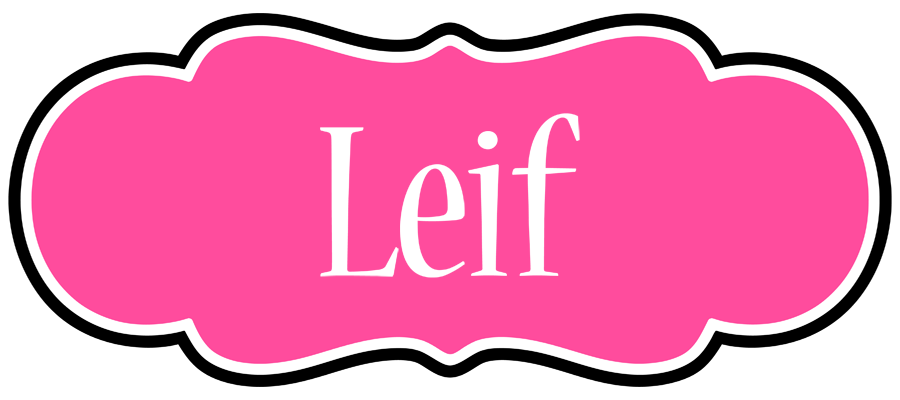 Leif invitation logo