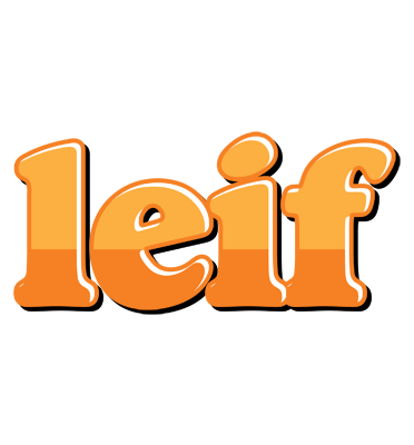 Leif orange logo
