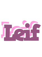 Leif relaxing logo