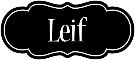 Leif welcome logo