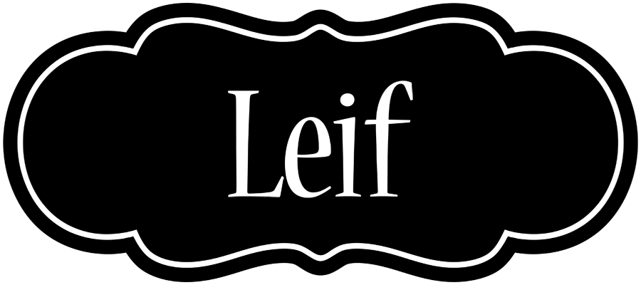 Leif welcome logo