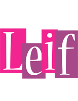 Leif whine logo