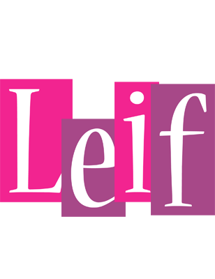 Leif whine logo