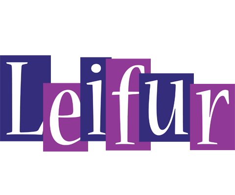Leifur autumn logo