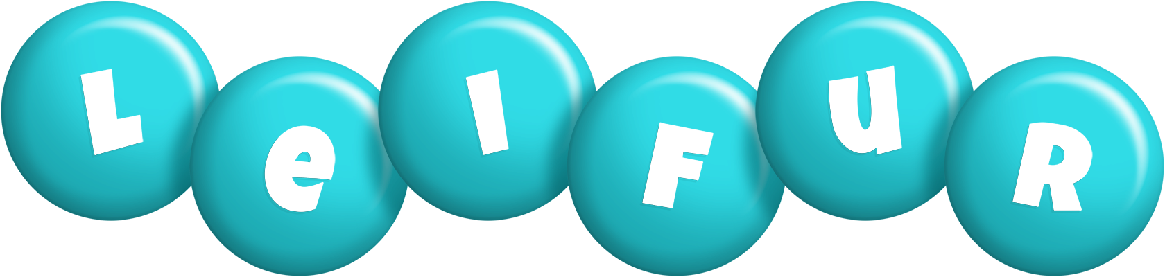 Leifur candy-azur logo