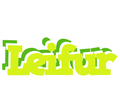 Leifur citrus logo